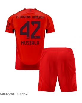 Bayern Munich Jamal Musiala #42 Echipament de Fotbal Replică 2024-25 Copii Acasa (+ Șorturi)